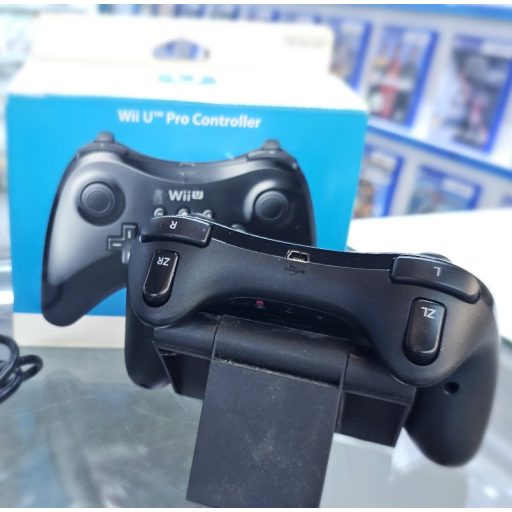 WiiU Pro Kontroller Fekete (WUP-005) használt dobozos
