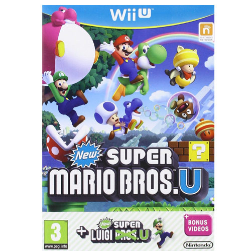 WiiU Super Mario Bros U + Super Luigi U Használt