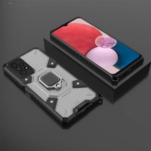 Samsung Galaxy A13 4G Techsuit Honeycomb Armor tok fekete