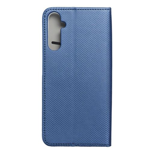 Samsung A05s könyvtok kék színben rombusz mintával