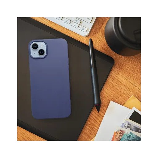 iPhone 11 szilikon tok kék matt