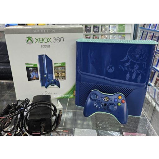 Xbox360 E Kék 500Gb Használt dobozos