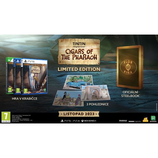 Playstation 4 Tintin Reporter Cigarsof the Pharaoh Limited Edition