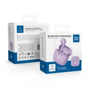 BLUE STAR wireless fülhallgató bluetooth-os lila színben