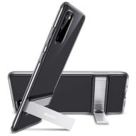   Samsung S20 Air Shield Boost átlátszó szilikon tok kihajtható tartóval