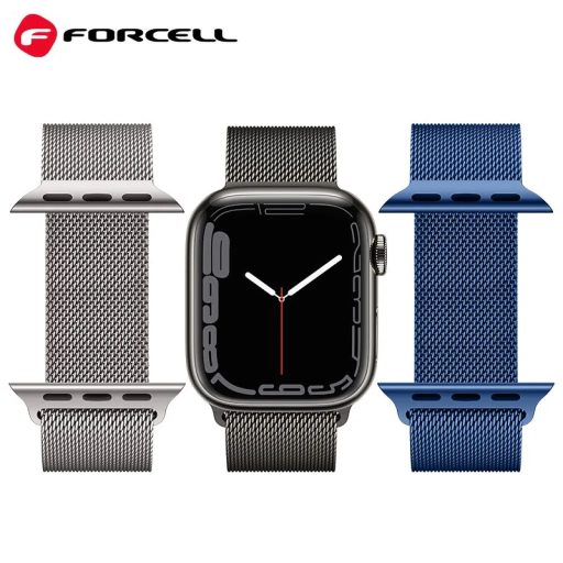 FORCELL F-DESIGN FA03 szíj Apple Watch 42/44/45/49 mm kék