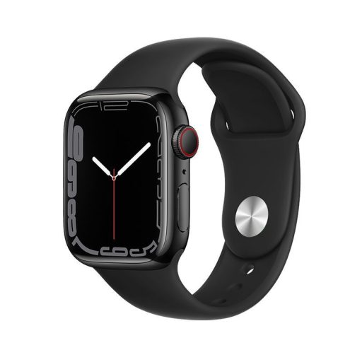 FORCELL F-DESIGN szilikon szíj Apple Watch 42/44/45/49mm fekete