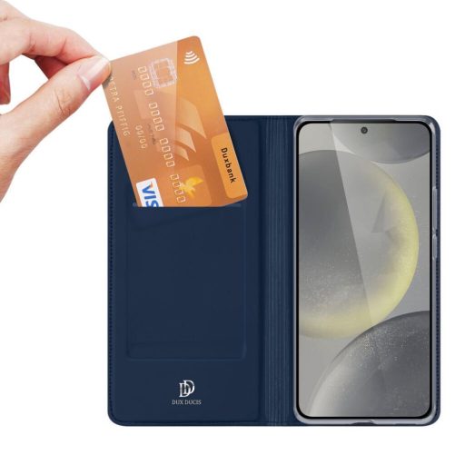 Samsung S24 FE Dux Ducis SkinPro mágneses könytok Kék