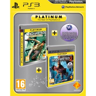 Playstation 3 Uncharted 1+2 platinum kiadás