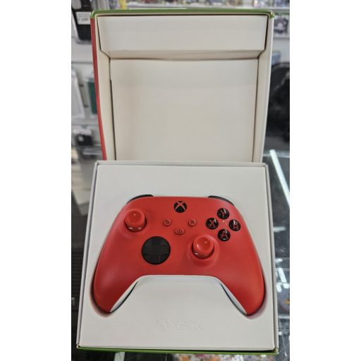 Xbox Series kontroller piros használt dobozos