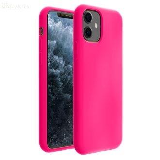 iPhone 11 szilikon tok pink
