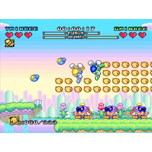 Snes Pop'n Twinbee Rainbow Bell Adventure