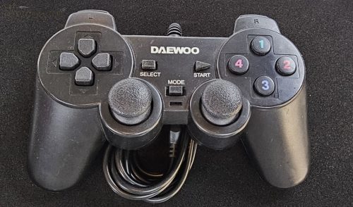 Playstation 3 kompatibilis Daewoo Vezetékes Kontroller fekete
