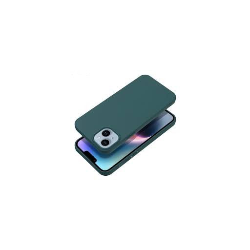 iPhone 15 Plus szilikon tok sötét zöld