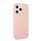 iPhone 15 PRO szilikon tok pink