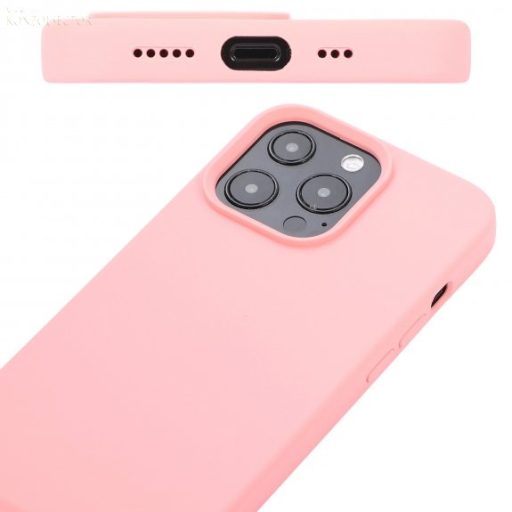 iPhone 15 szilikon tok pink