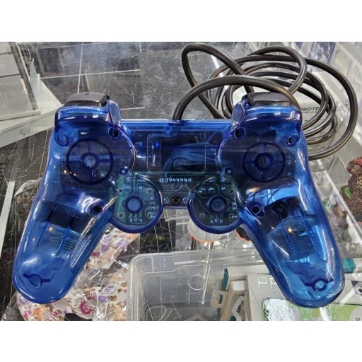 Sun! Ps1 kompatibilis kontroller átlátszó kék