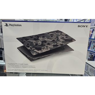 Ps5 Standard Cover Grey Camouflage (burkolat)