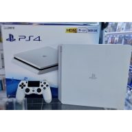 Playstation 4 500GB-os Slim fehér használt dobozos