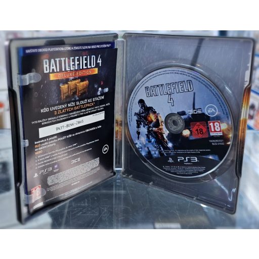 Ps3 Battlefield 4 fémtok játékkal együtt