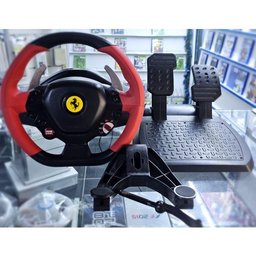 XboxOne Thrustmaster Ferrari 458 Spider Racing USB Kormány használt dobozos