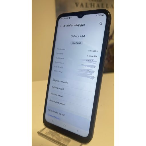 Samsung A14 5G dual Sim 4/128Gb Fekete 