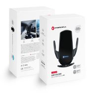   FORCELL autós tartó vezeték nélküli töltéssel, automatikus érzékelővel + mágneses adapterekkel HS1 15W fekete