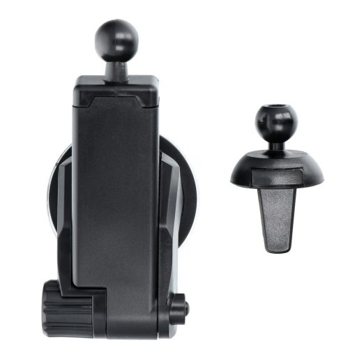 FORCELL autós tartó vezeték nélküli töltéssel, automatikus érzékelővel + mágneses adapterekkel HS1 15W fekete