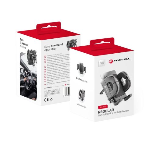 Forcell F-grip telefontartó párnázott belső rész fekete