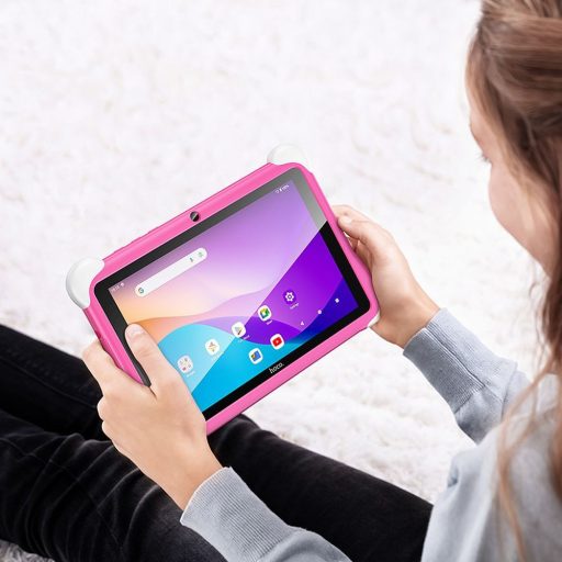 Hoco HD Wi-Fi Android 14 HI10 tablet gyerekeknek, rózsaszín
