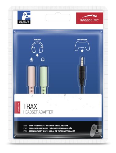 Ps4 Speedlink TRAX Headset Adapterkábel