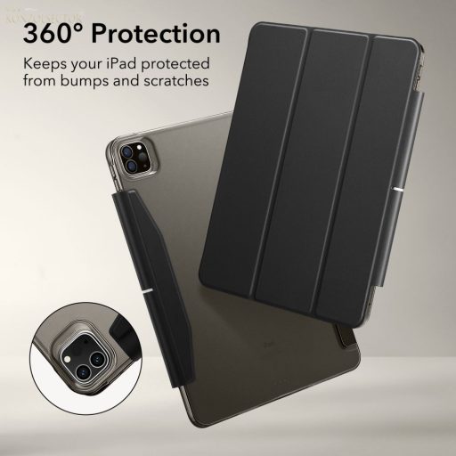 ESR Ascend Trifold tok  iPad Pro 12,9 5th gen (2022-2021) fekete