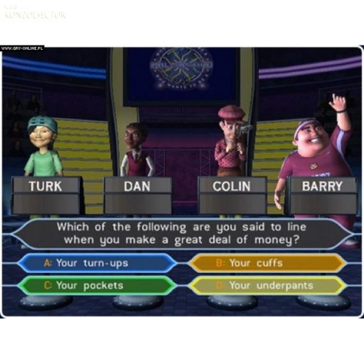 Ps2 Who wants to be a millionare? party edition
