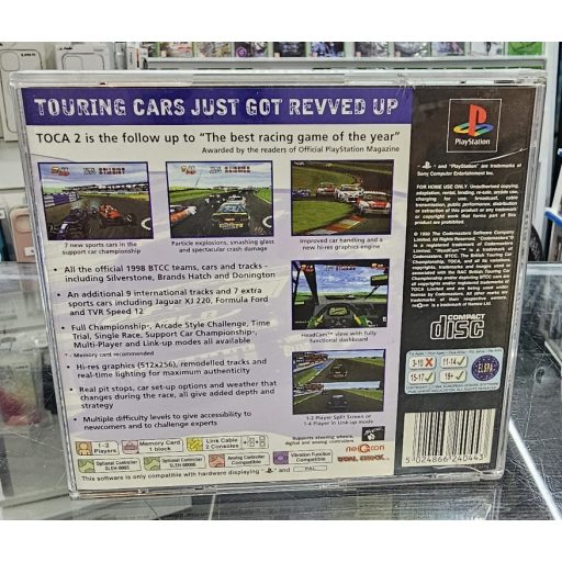 Playstation 1 TOCA 2 Touring Cars