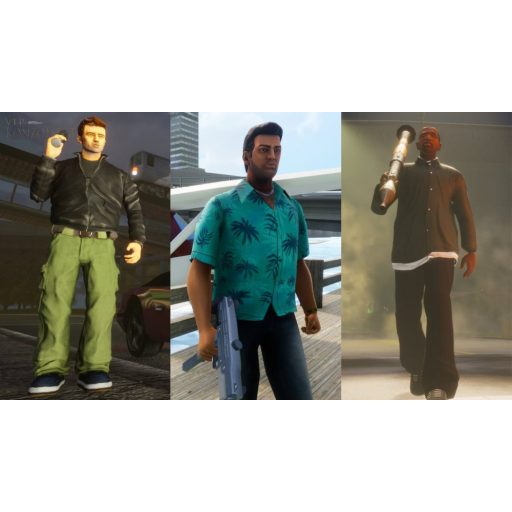 Playstation 4 Grand Theft Auto Trilogy (GTA) Definiteive Ediion