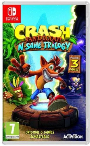 Switch Crash N Sane Trilogy használt