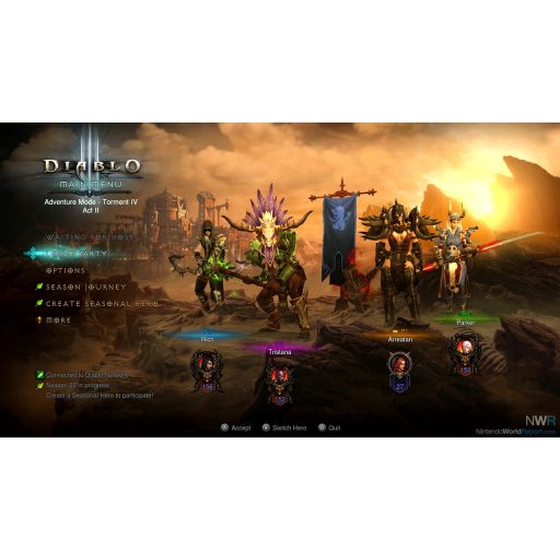 Switch Diablo 3 Eternal Collection használt