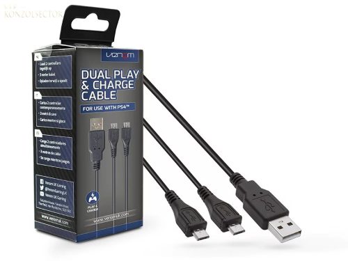 Venom DualShock Play & Charge Cable micro-USB 3m - PS4 (VS2794)