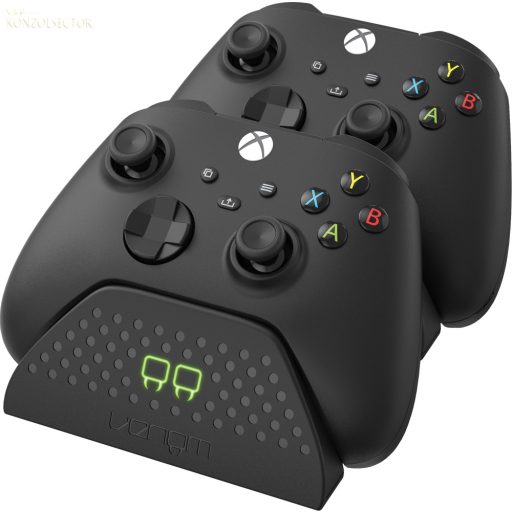 Venom XboxSeries/One kontroller dupla töltő fekete