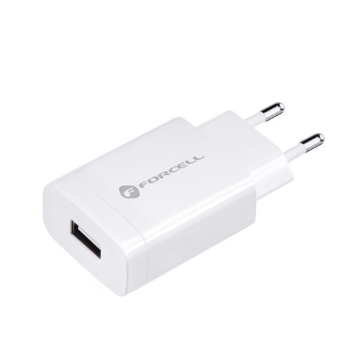 FORCELL F-ENERGY USB A töltő fej+ USB A to Type C kábel 18W fehér