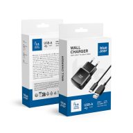   BLUE STAR AC Töltő 2A 10W USB A + USB A -Type C kábellel TFK-TC-1100B Fekete