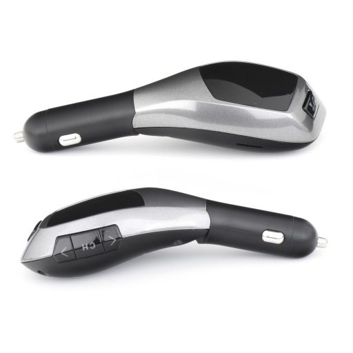 Bluetooth FM Transmitter + USB olvasó + memóriakártya olvasó X5 fekete ezüst