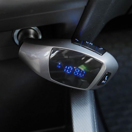 Bluetooth FM Transmitter + USB olvasó + memóriakártya olvasó X5 fekete ezüst
