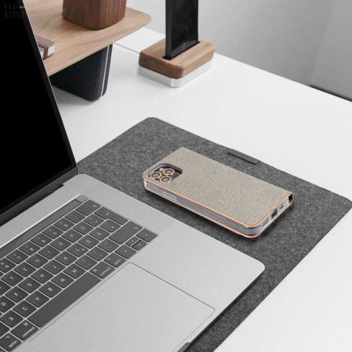 IPhone 13 Pro Forcell LUNA Gold Flippes tok ezüst