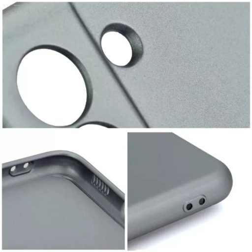 Iphone 12/12Pro szürke szilikon tok