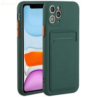 IPhone 13 Pro tok kártyatartóval zöld
