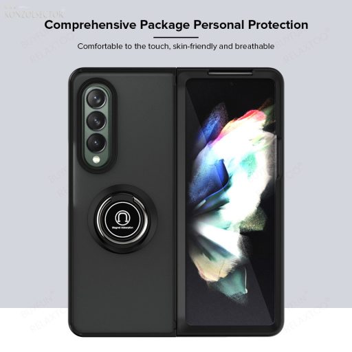 Samsung Galaxy Z Fold 4 5G King Kong Ring tok fekete