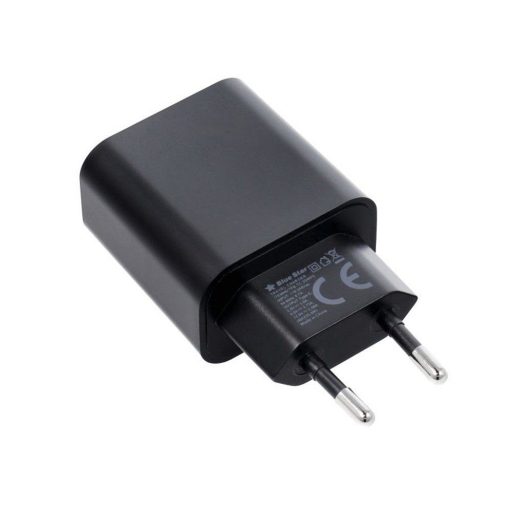 BLUE STAR AC töltő 3A 20W Type C+Type C-Type C kábellel PD QC4.0 TFB-TC-20WPD fekete