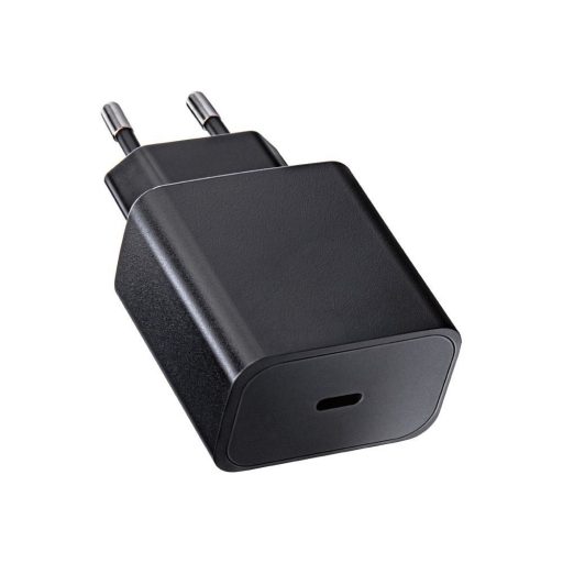 BLUE STAR AC töltő 3A 20W Type C+Type C-Type C kábellel PD QC4.0 TFB-TC-20WPD fekete