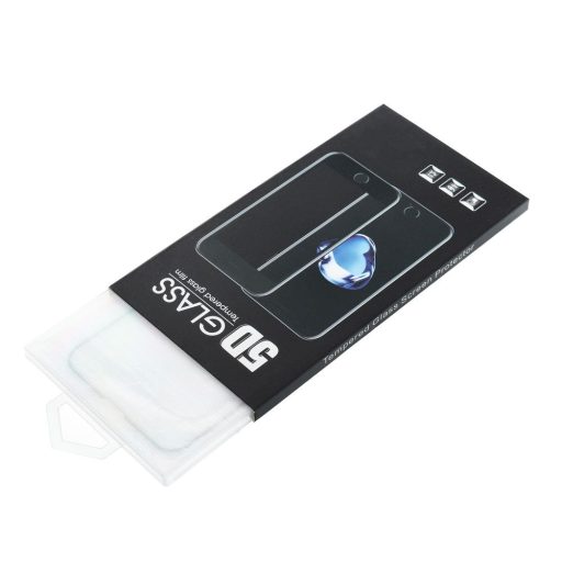 5D Full Glue Tempered Glass üvegfólia - Iphone 16 Pro Max telefonhoz fekete kerettel